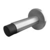 Frelan Hardware Cylinder Wall Mounted Projecting Door Stop (79mm x 20mm), Satin Stainless Steel