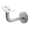 Frelan Hardware Handrail Bracket, Satin Stainless Steel