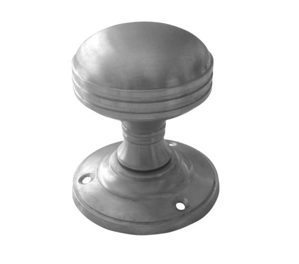 Frelan Hardware Ringed Mortice Door Knob, Satin Chrome (sold in pairs)