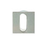 Frelan Hardware Minimal Square Standard Profile Escutcheon (25mm x 25mm), Satin Chrome