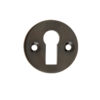 Frelan Hardware Standard Profile Round Escutcheon, Dark Bronze