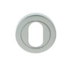Frelan Hardware Oval Profile Escutcheon, Polished Chrome