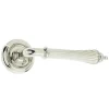 Giselle Door Handle on Rose Polished Nickel