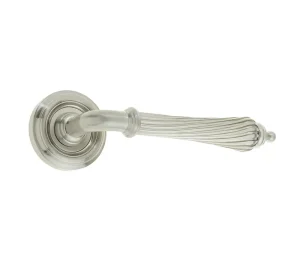 Giselle Door Handle on Rose Satin Nickel