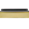 Frelan Hardware Telescopic PVCu Sleeved Letterplate (295mm x 71mm), Gold Anodised