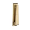 Heritage Brass Contemporary Slim Door Knocker, Satin Brass