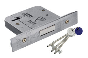 Eurospec Insurance Rated 5 Lever Easi T Dead Locks - Silver Or Brass Finish