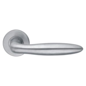 Investment Cast Solid Stainless Steel Lever -130 x 55 - Rose 52 x 8 mm