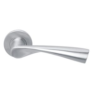 Stainless Steel Lever -130 x 73 - Rose 52mm