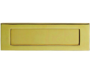Plain Letter Plate (282mm x 80mm OR 257mm x 81mm), PVD Stainless Brass