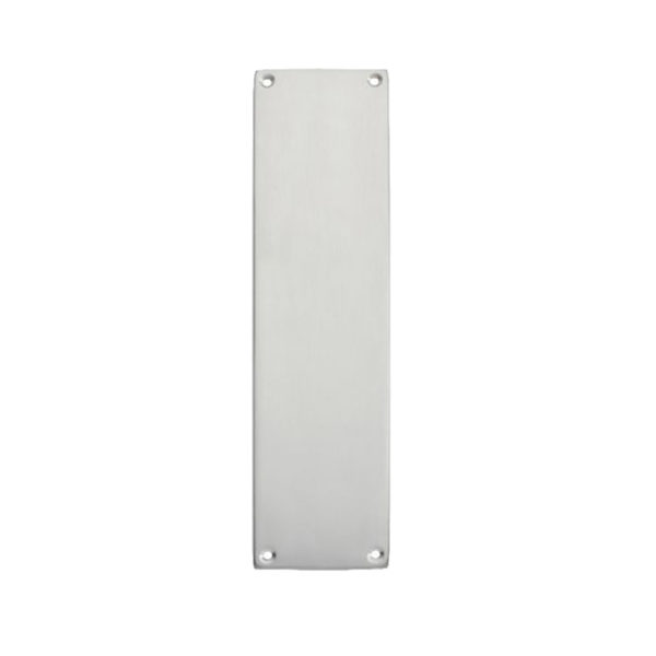 Finger Plate (298mm x 73mm), Satin Chrome