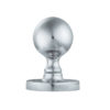 Manital Victorian Ball Mortice Door Knob, Polished Chrome (sold in pairs)