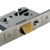 Eurospec Easi-T Euro Profile Cylinder Night Latch Case (2.5 OR 3 Inch), Satin Stainless Steel