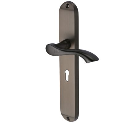Heritage Brass Algarve Long Matt Bronze Door Handles (sold in pairs)