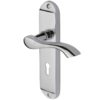 Heritage Brass Algarve Polished Chrome Door Handles (sold in pairs)