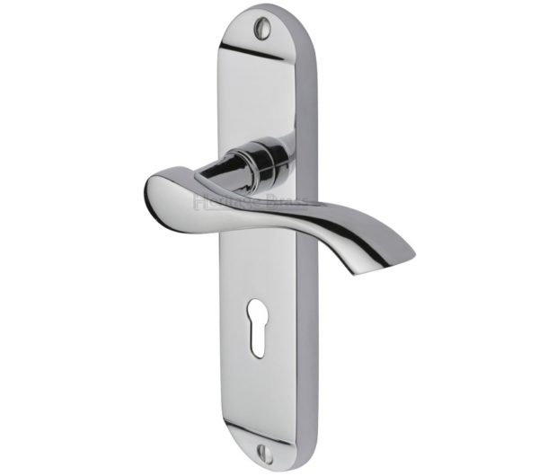 Heritage Brass Algarve Polished Chrome Door Handles (sold in pairs)