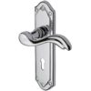 Heritage Brass Lisboa Polished Chrome Door Handles (sold in pairs)