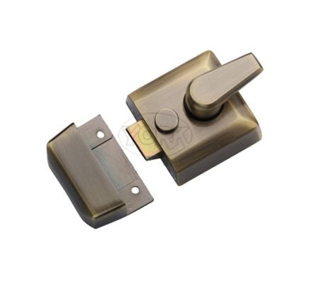 Heritage Brass Rim Cylinder Nightlatch (40mm OR 60mm), Antique Brass