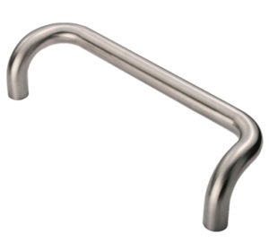 Eurospec Cranked Pull Handles (Various Sizes), Polished Or Satin Stainless Steel