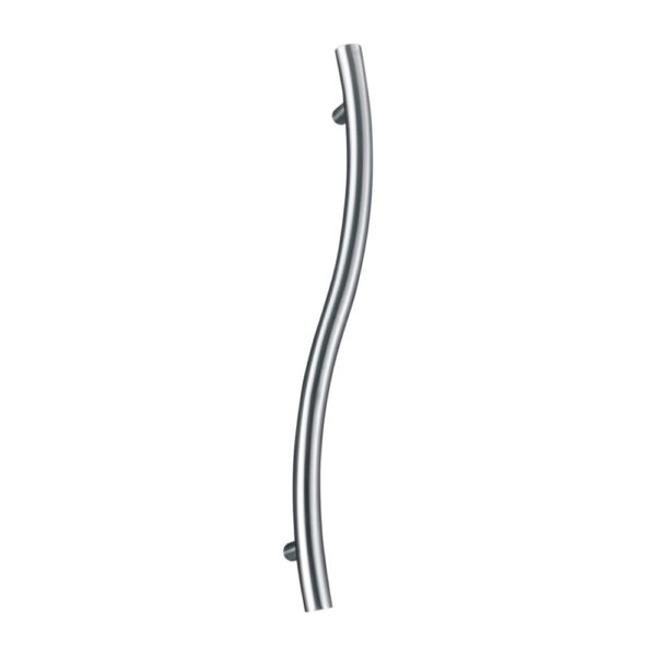 S` Shaped Pull Handle -25 x 450 x 600mm - with Back to Back Fixings