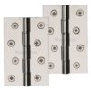 Heritage Brass 4" x 2 5/8" Double Phosphor Washered Butt Hinges, Polished Nickel - (sold in pairs)