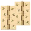 Heritage Brass 4" x 2 5/8" Double Phosphor Washered Butt Hinges, Satin Brass - (sold in pairs)