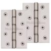 Heritage Brass 4" x 2 5/8" Double Phosphor Washered Butt Hinges, Satin Nickel (sold in pairs)