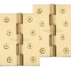 Heritage Brass 4 Inch Double Phosphor Washered Butt Hinges, Satin Brass - (sold in pairs)