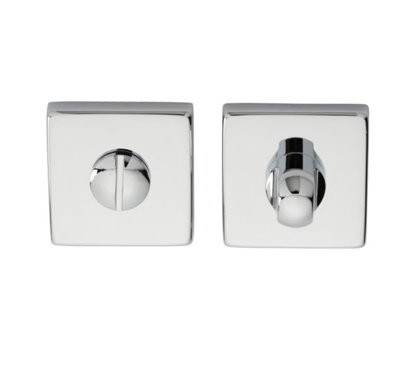 Manital Bathroom Turn & Release On Square Rose, Polished Chrome (Sold In Singles)