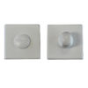 Manital Bathroom Turn & Release On Square Rose, White Finish (Sold In Singles)