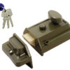 Eurospec Traditional Rim Cylinder Nightlatches (60mm Back Set), Electro Brass Or Green