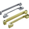 Eurospec Rebate Sets For Long Case Locks And Latches - Silver Or Brass Finish