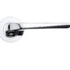 Zoo Hardware Rosso Maniglie Lyra Lever On Round Rose, Polished Chrome (sold in pairs)