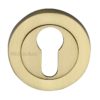 Heritage Brass Euro Profile Key Escutcheon, Satin Brass