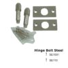 Hinge Bolt Steel - Brassed