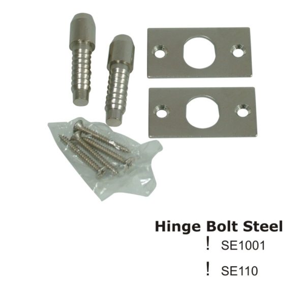Hinge Bolt Steel - Brassed