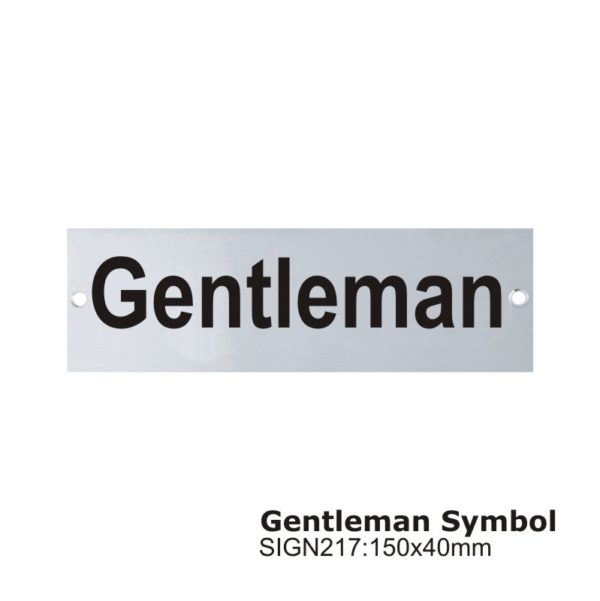 Gentleman Symbol -150x4Omm