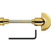Spare Thumbturn And Release Spindle (96.5mm Or 109.5mm), Polished Brass