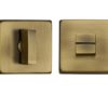 Heritage Brass Square 54mm x 54mm Turn & Release, Antique Brass
