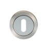Eurospec Standard Profile Escutcheon, Dual Finish Polished Stainless Steel & Satin Stainless Steel