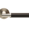 Eurospec Nigrum Carbon Fibre & Satin Stainless Steel Door Handles (sold in pairs)