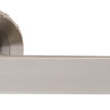 Eurospec Zurigo DDA Compliant Satin Stainless Steel Solid Door Handles (sold in pairs)