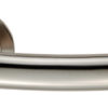 Eurospec Scimitar DDA Compliant Satin Stainless Steel Door Handles (sold in pairs)