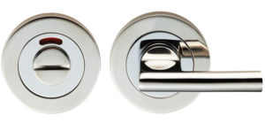 Eurospec DDA Compliant Thumbturn & Release With Indicator, Polished Stainless Steel, Satin Stainless Steel Or Duo Finish