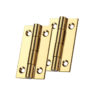 Zoo Hardware Top Drawer Fittings Cabinet Hinges (Various Sizes), Polished Brass