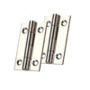 Zoo Hardware Top Drawer Fittings Cabinet Hinges (Various Sizes), Polished Nickel