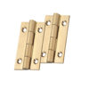 Zoo Hardware Top Drawer Fittings Cabinet Hinges (Various Sizes), Satin Brass