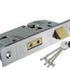 Eurospec 3 Or 5 Lever Universal Replacement Sashlock, Satin Stainless Steel OR PVD Stainless Brass