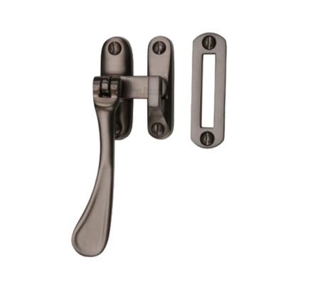 Heritage Brass Mortice & Hook Plate Casement Fastener (126mm), Matt Bronze