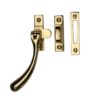 Heritage Brass Bulb End Mortice & Hook Plate Casement Fastener (128mm), Polished Brass